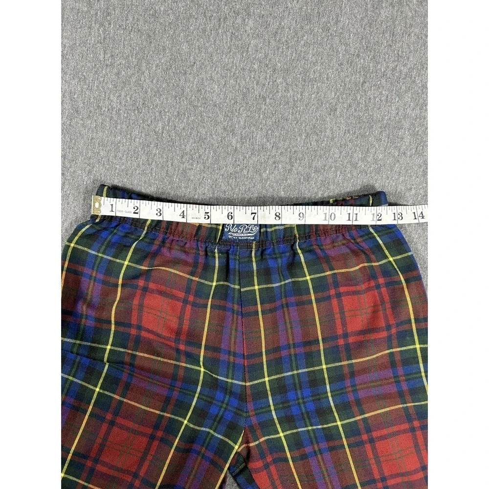 Polo Ralph Lauren Boys Plaid Sleepwear Pajama Pants Size 12